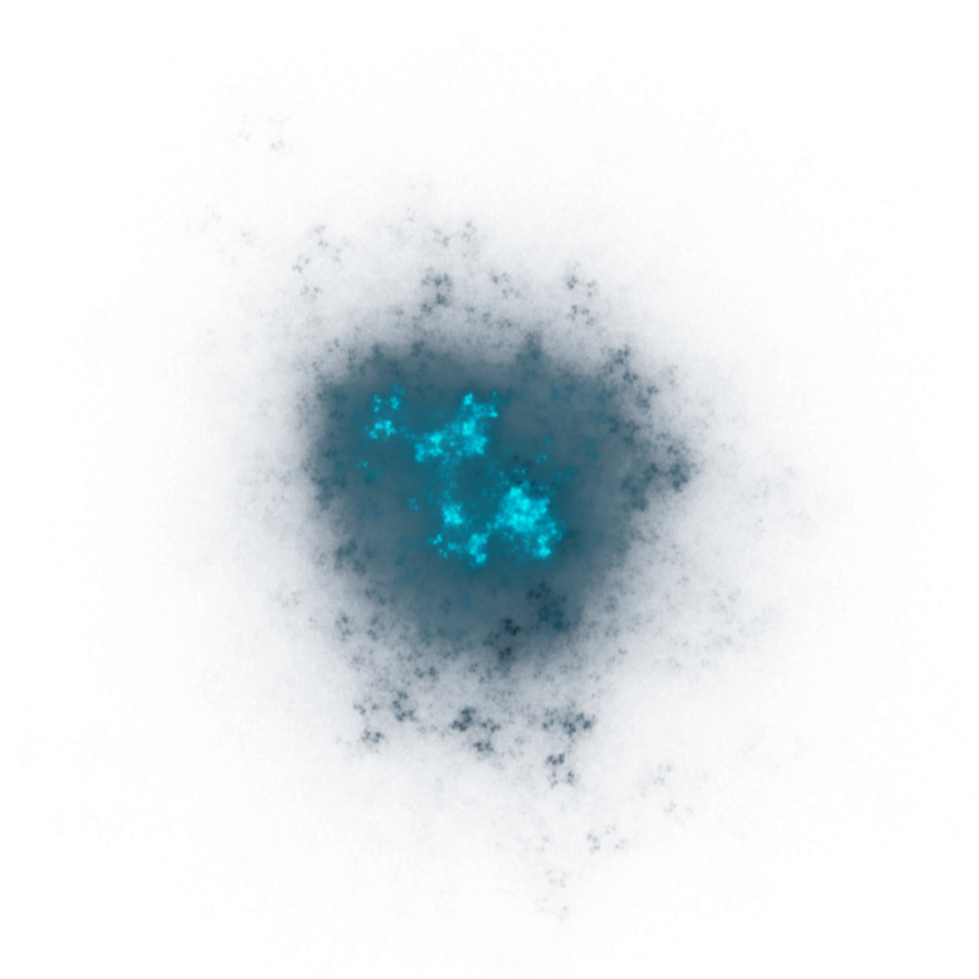 Abstract Blue Smoke Texture PNG