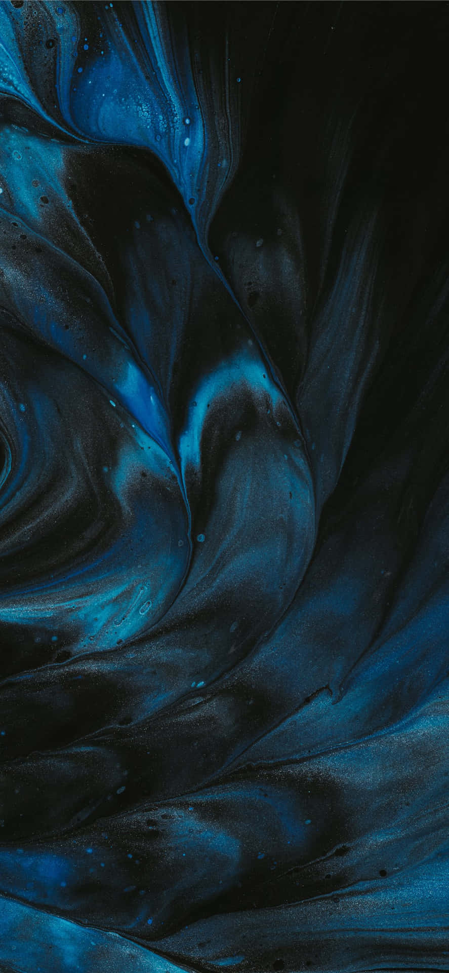 Abstract Blue Texture Painting Wallpaper