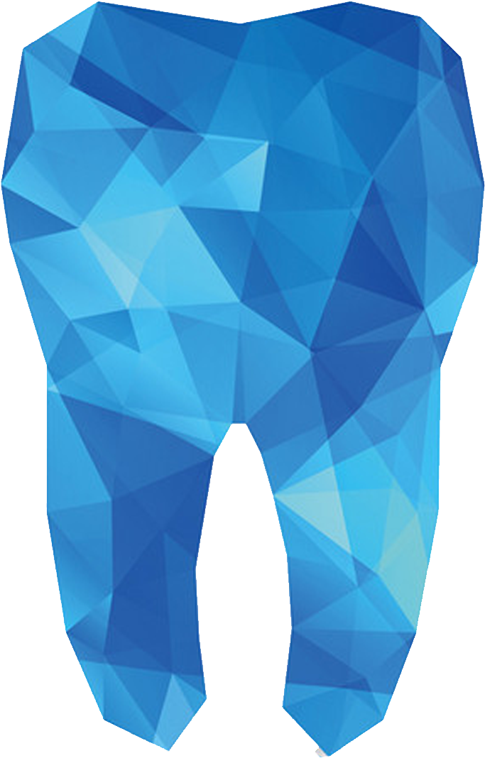 Abstract Blue Tooth Graphic PNG