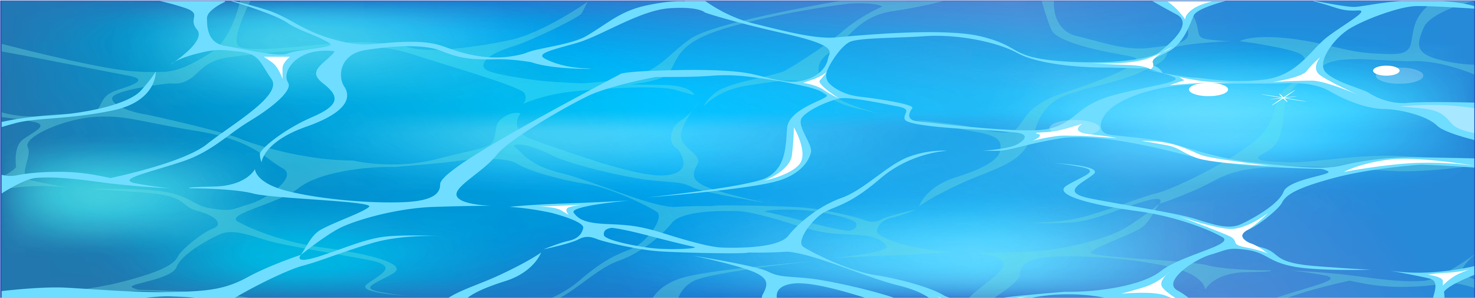 Abstract Blue Water Wave Pattern PNG