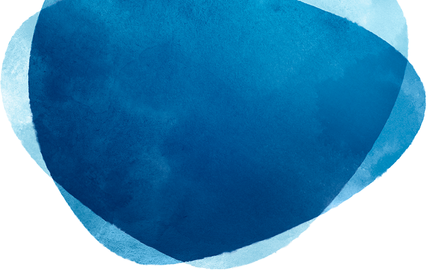 Abstract Blue Watercolor Texture PNG
