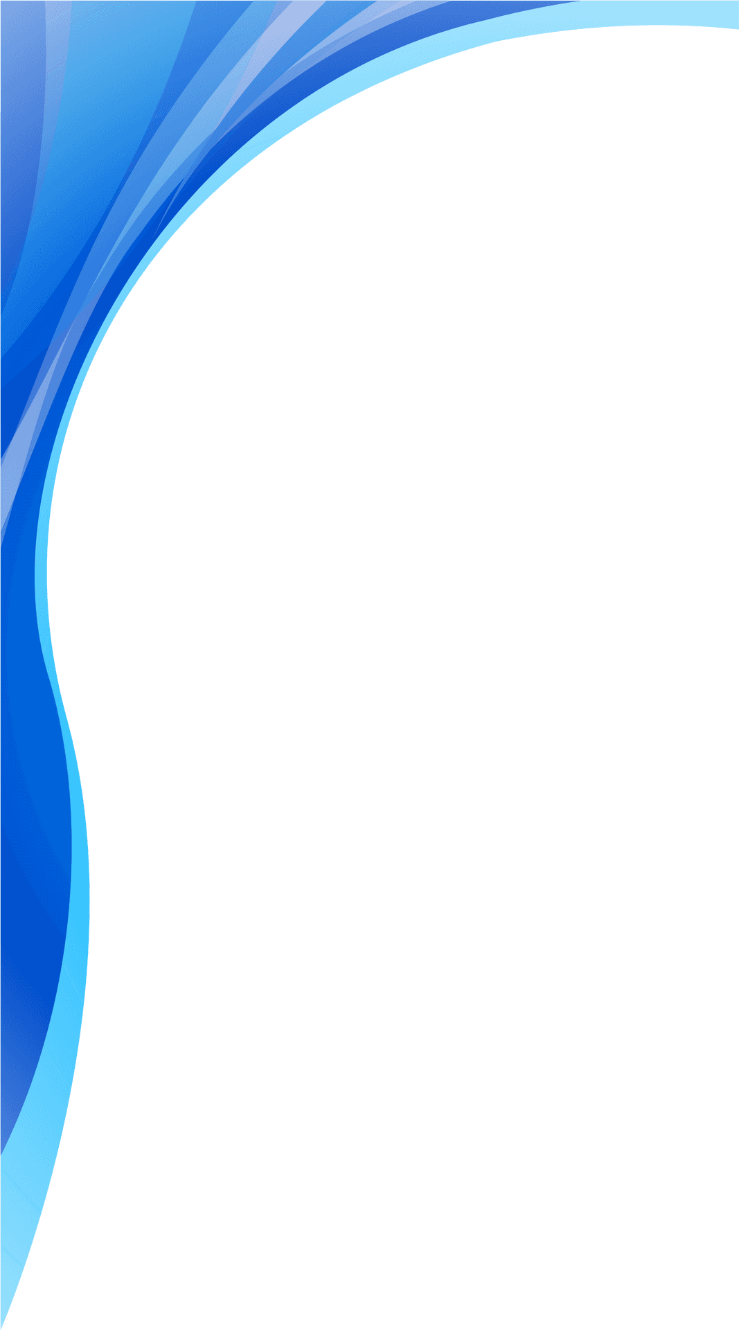 Abstract Blue Wave Design PNG