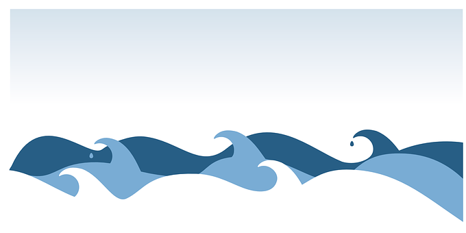 Abstract_ Blue_ Wave_ Pattern PNG