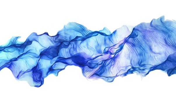 Abstract Blue Wave Texture PNG