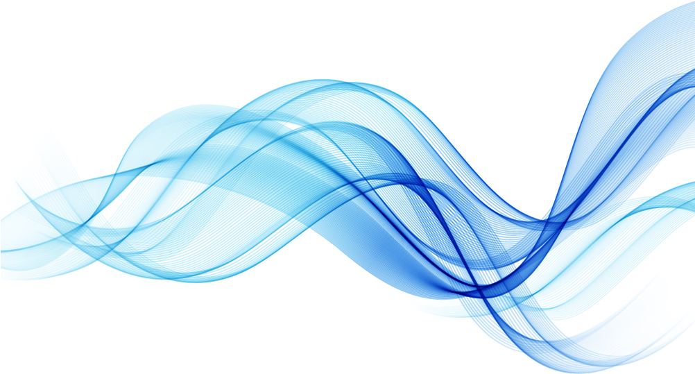 Abstract Blue Wave Vector PNG