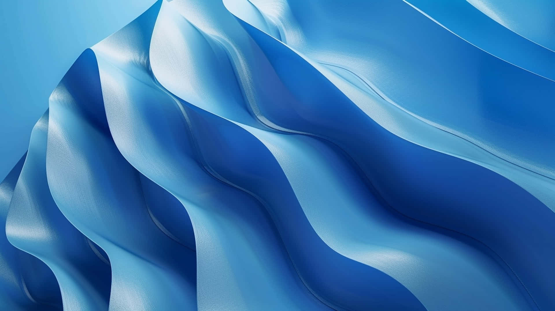 Abstract Blue Waves Background Wallpaper