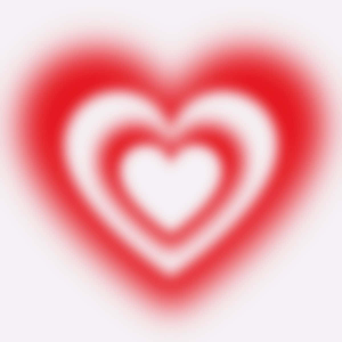 Abstract Blurred Heart Aura Wallpaper