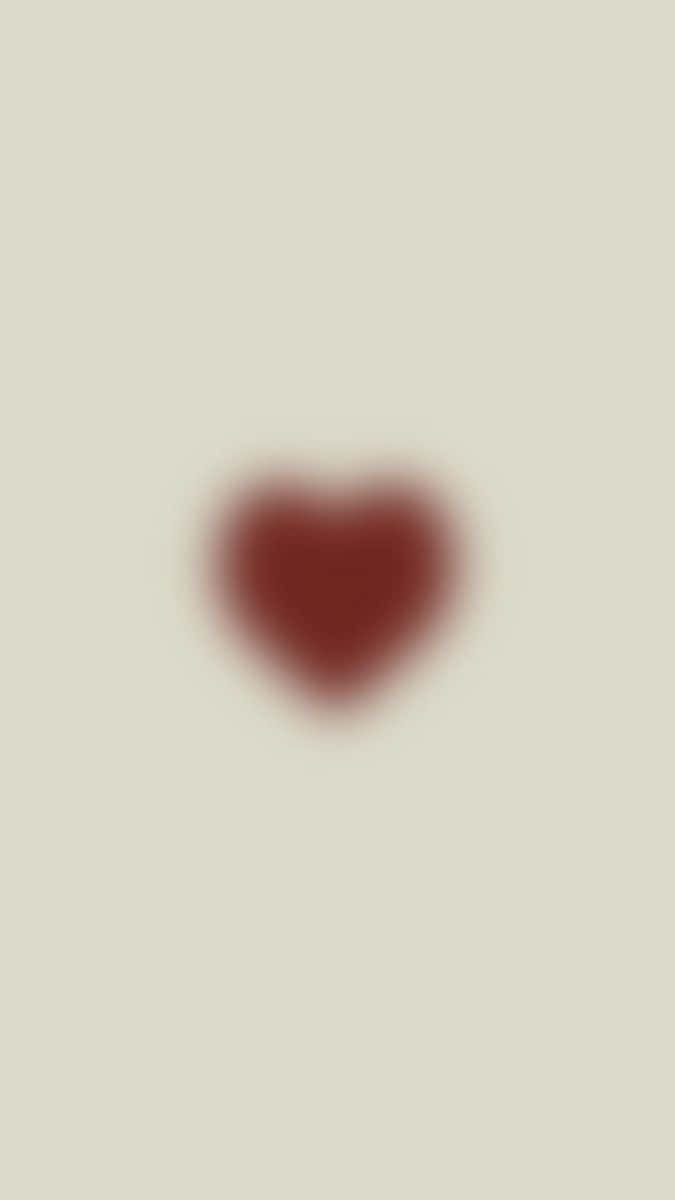 Abstract Blurry Heart Shapes Wallpaper