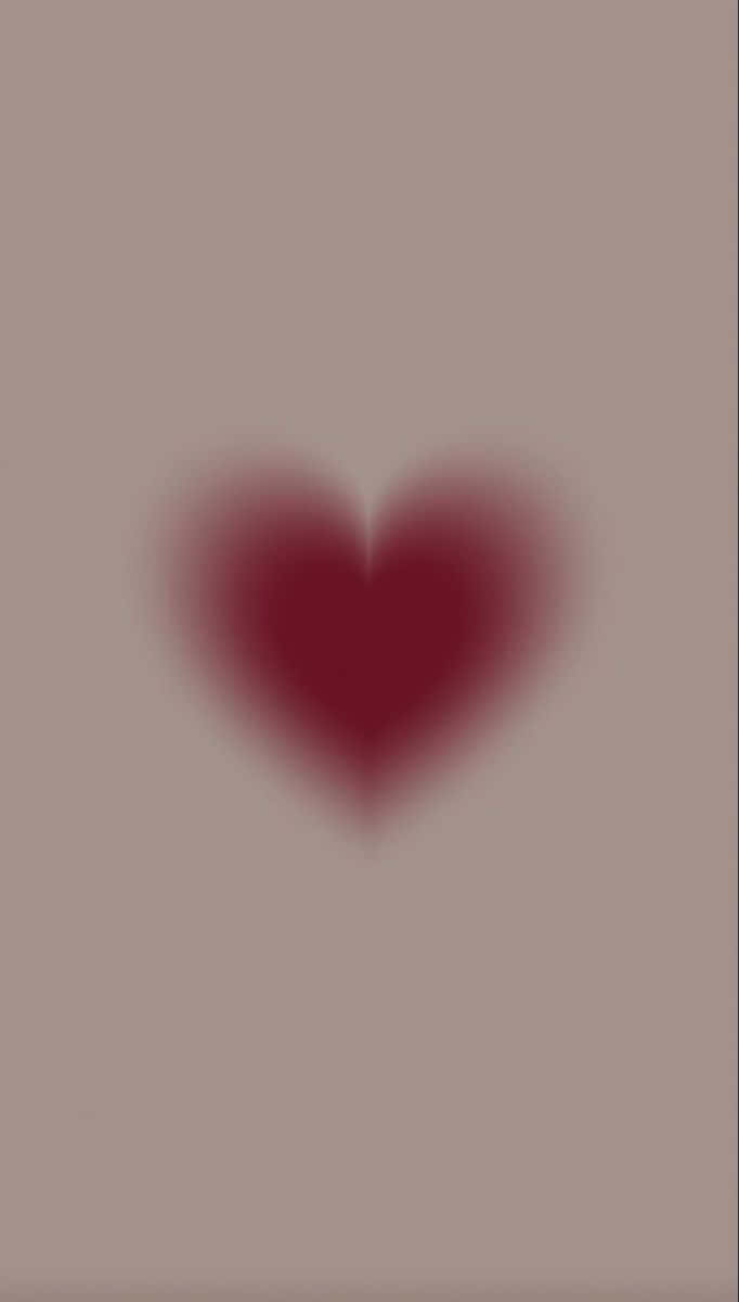 Abstract Blurry Heart Wallpaper