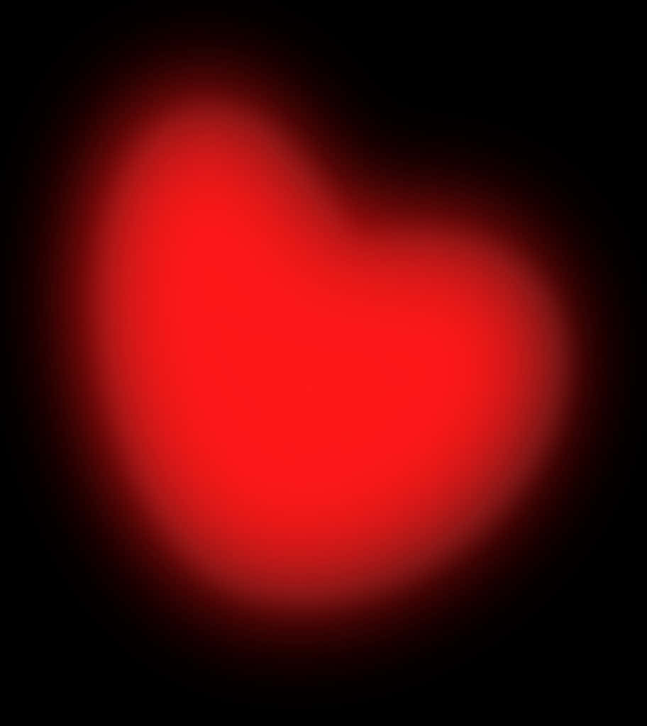 Abstract Blurry Red Heart Wallpaper