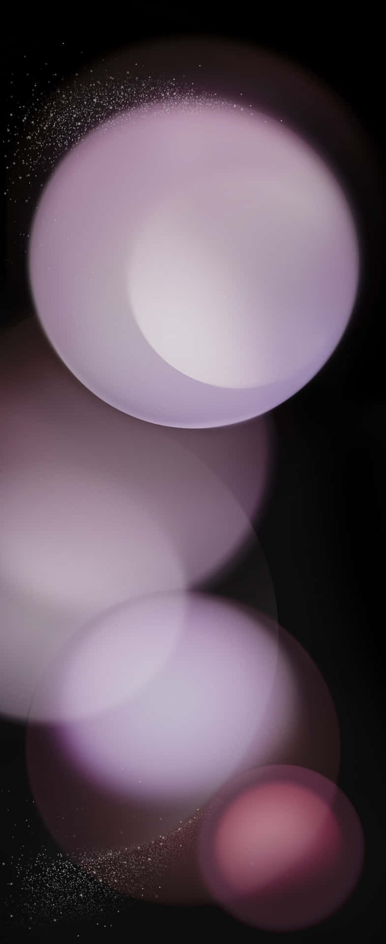 Abstract Bokeh Lights Vertical Wallpaper