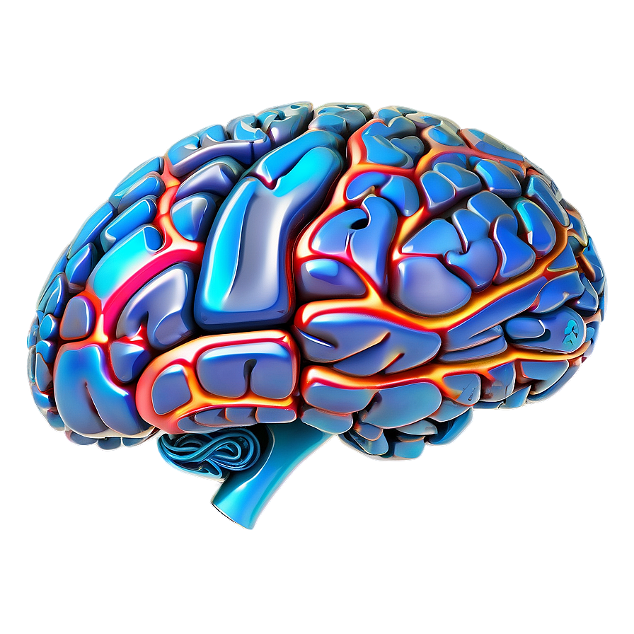 Abstract Brain Design Png 41 PNG