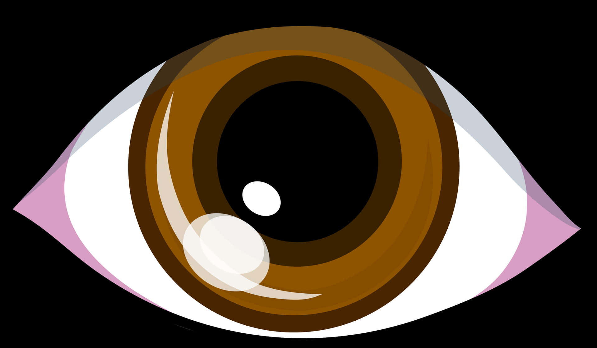 Abstract Brown Eye Illustration.jpg PNG