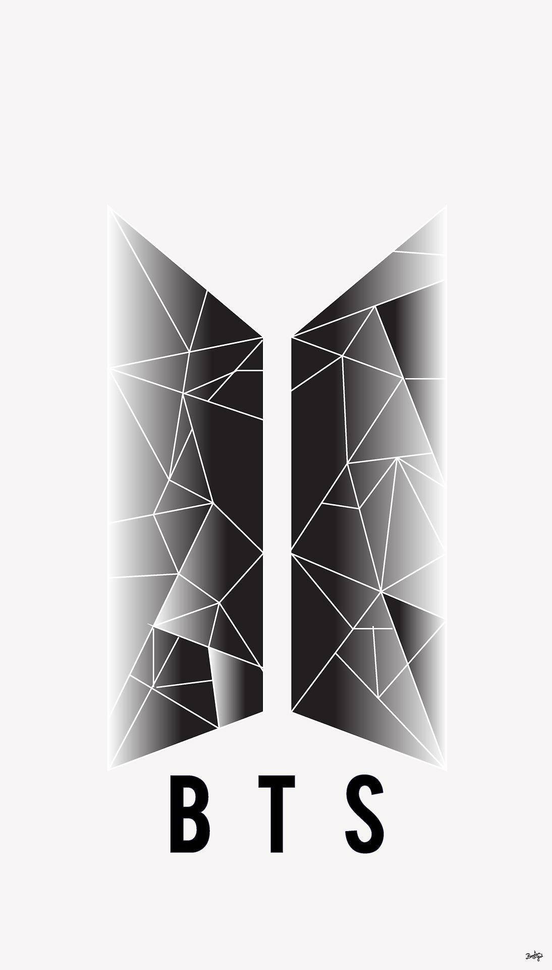 Abstract BTS Logo Wallpaper
