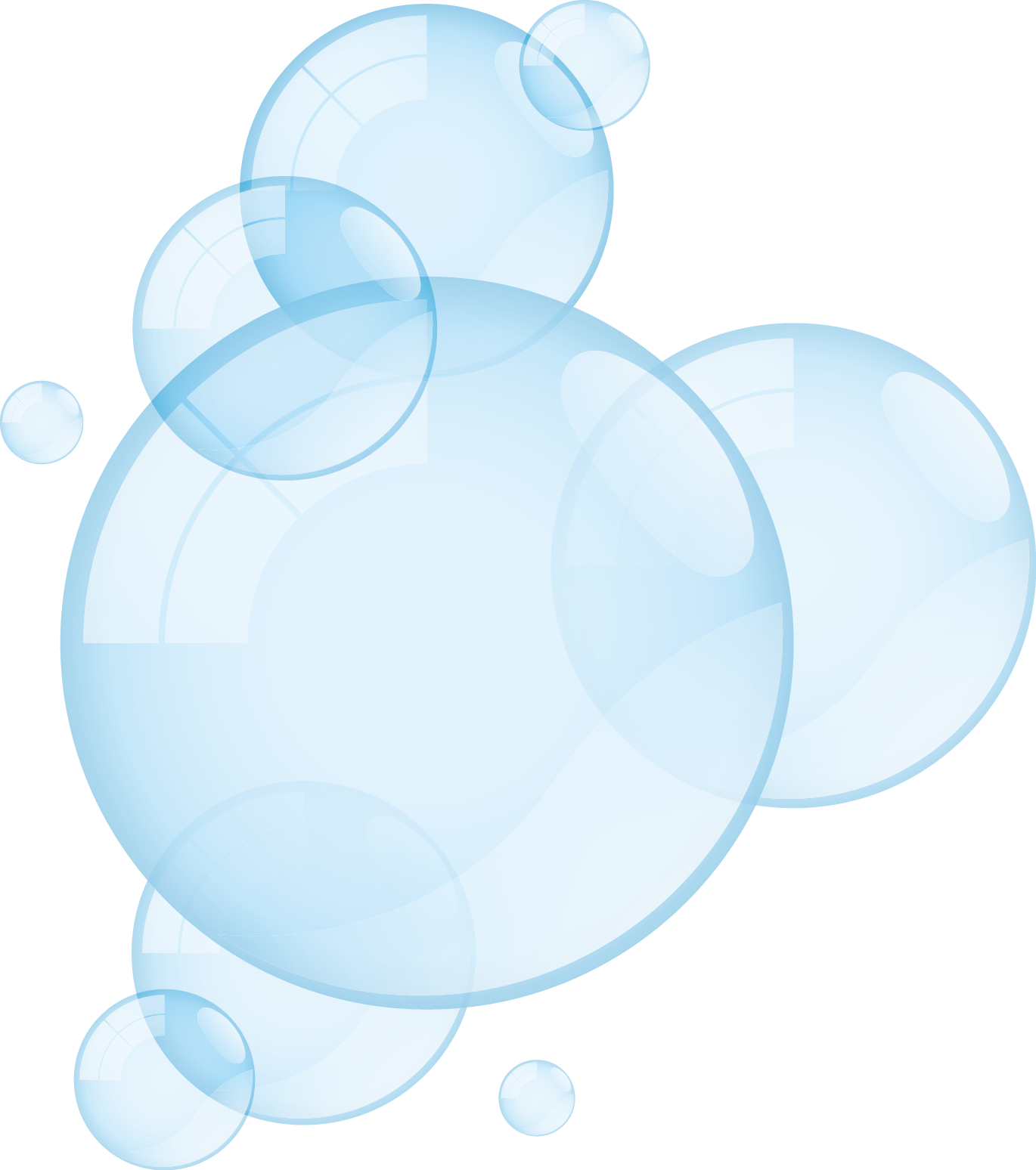 Abstract Bubble Overlay Graphic PNG