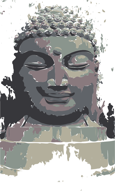 Abstract Buddha Statue Art.jpg PNG