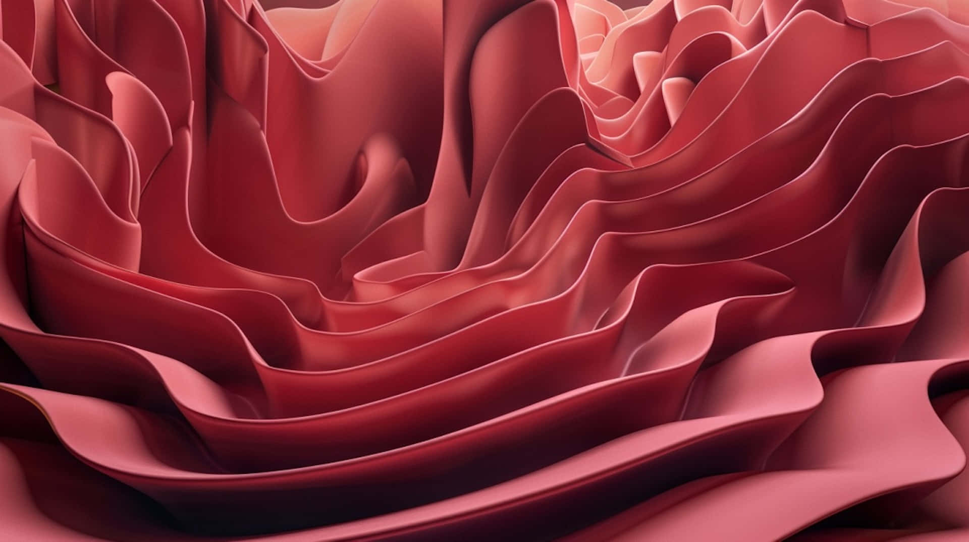 Abstract Burgundy Waves Wallpaper