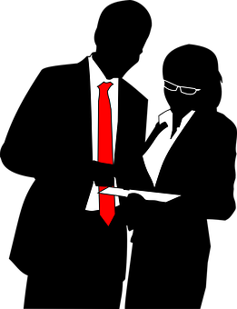 Abstract Businessman Silhouette PNG