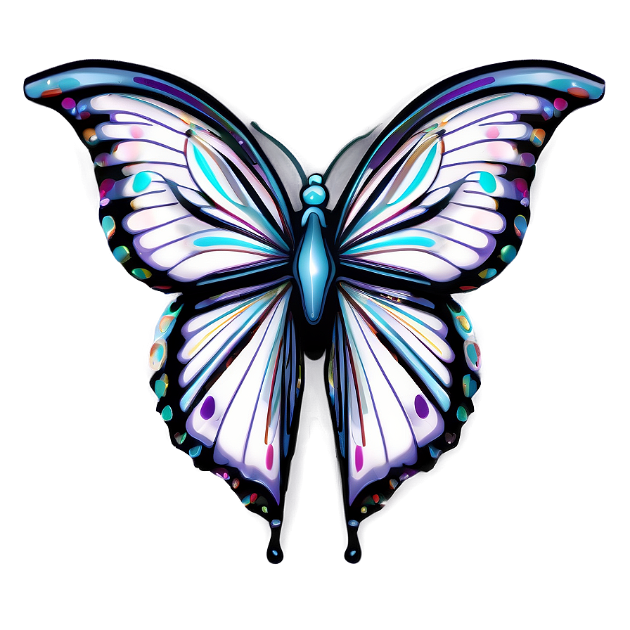 Download Abstract Butterfly Outline Png 29 