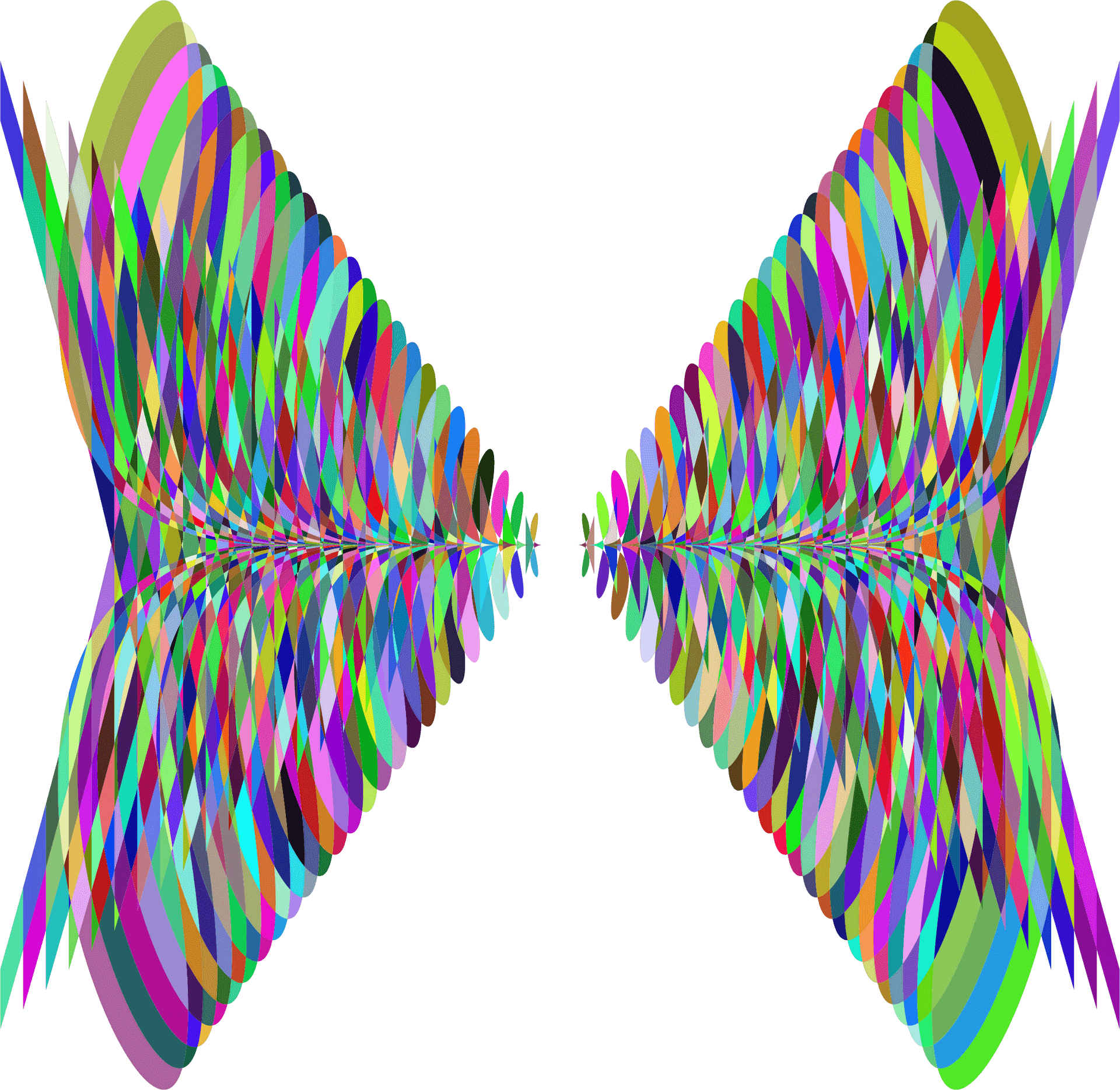 Abstract Butterfly Wing Symmetry PNG