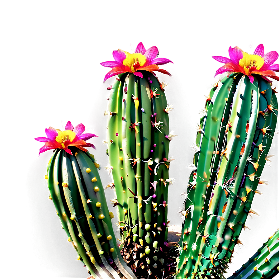 Abstract Cactus Png Vit PNG