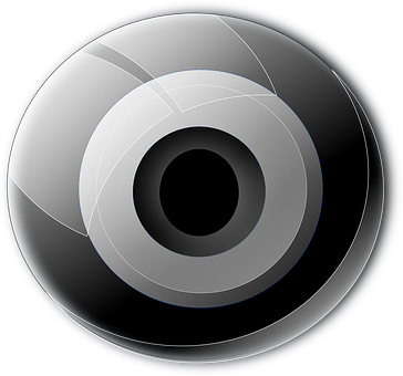Abstract Camera Aperture Graphic PNG