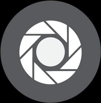 Abstract Camera Shutter Logo PNG