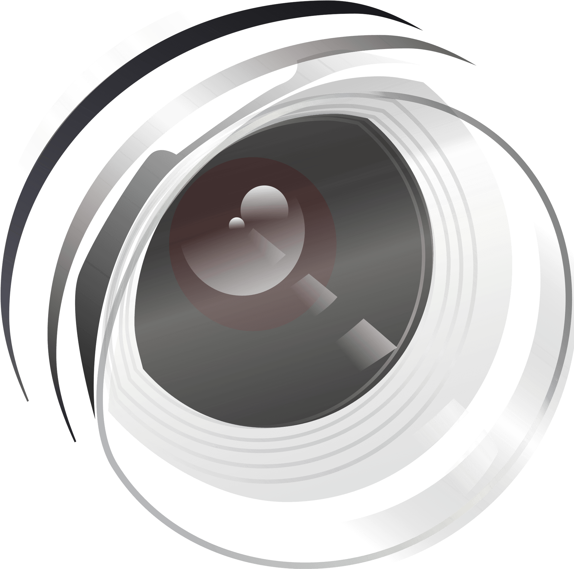 Abstract Camera Shutter Logo PNG