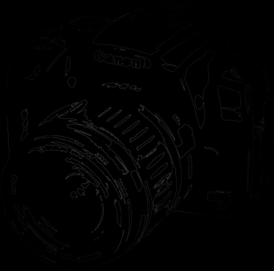 Abstract Camera Sketch PNG