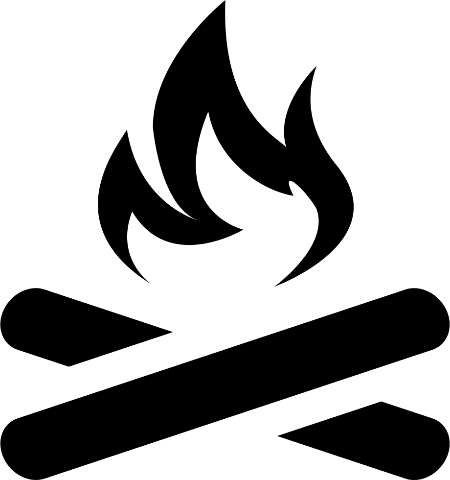 Abstract Campfire Vector Graphic PNG