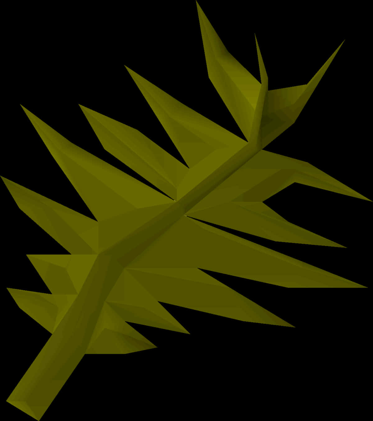 Abstract Cannabis Leaf Graphic PNG