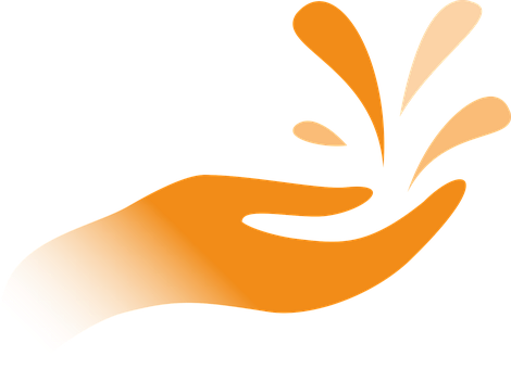Abstract Caring Hand Graphic PNG