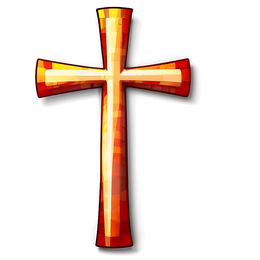 Abstract Catholic Cross Concept Png Edc PNG