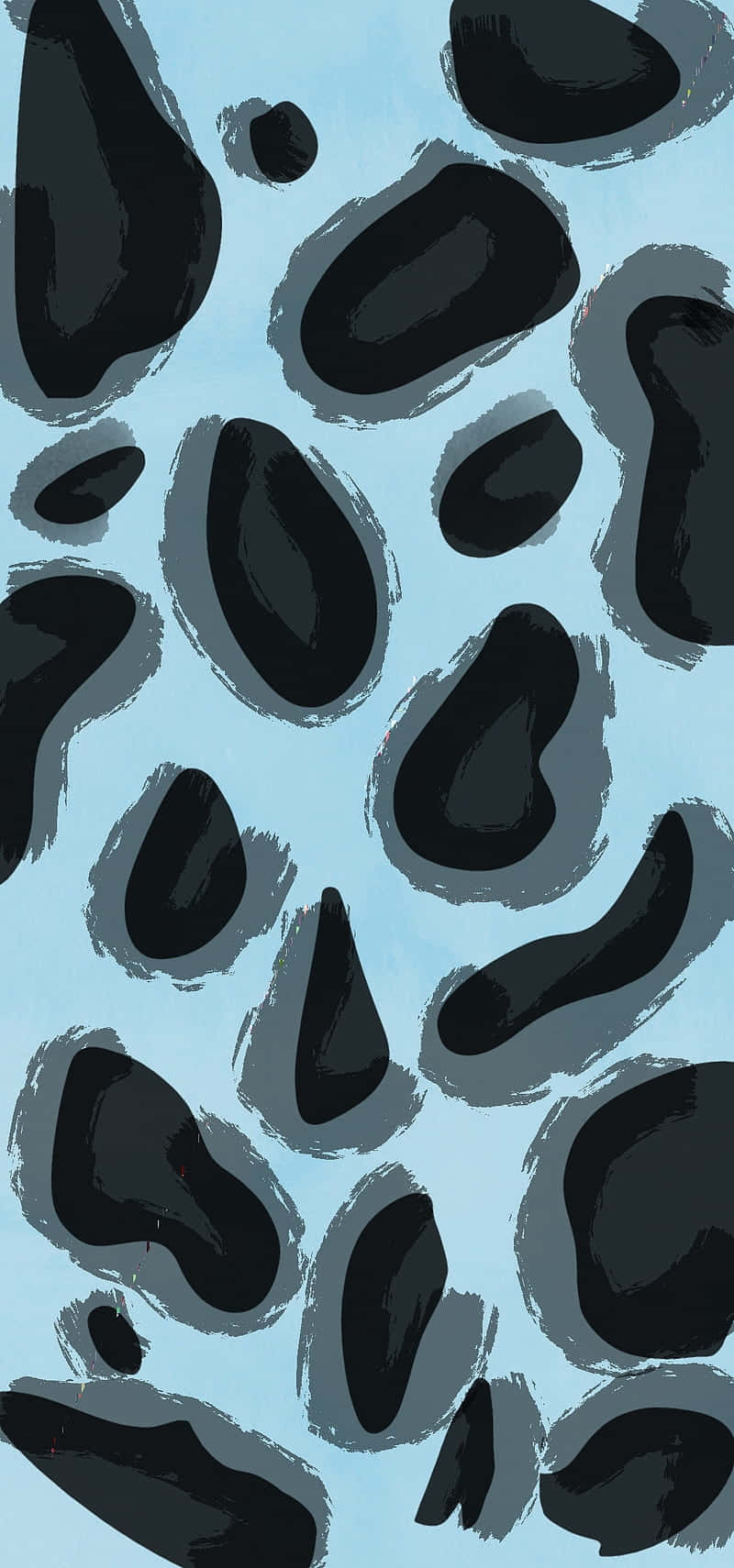 Abstract Cheetah Print Illustration Wallpaper