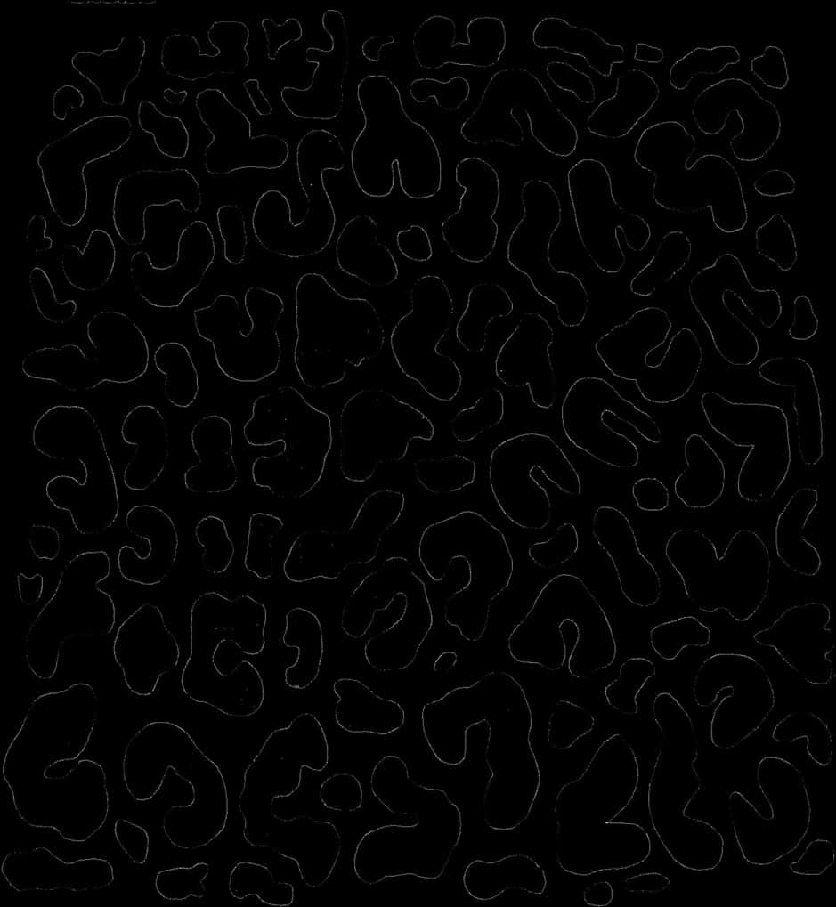 Abstract Cheetah Print Pattern PNG