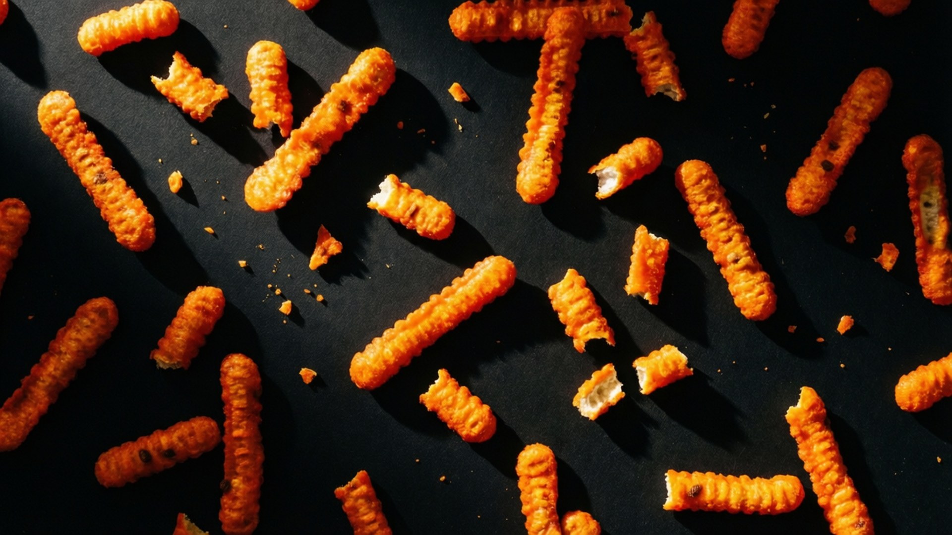 Abstrakt Cheeto-mønster Bakgrunner