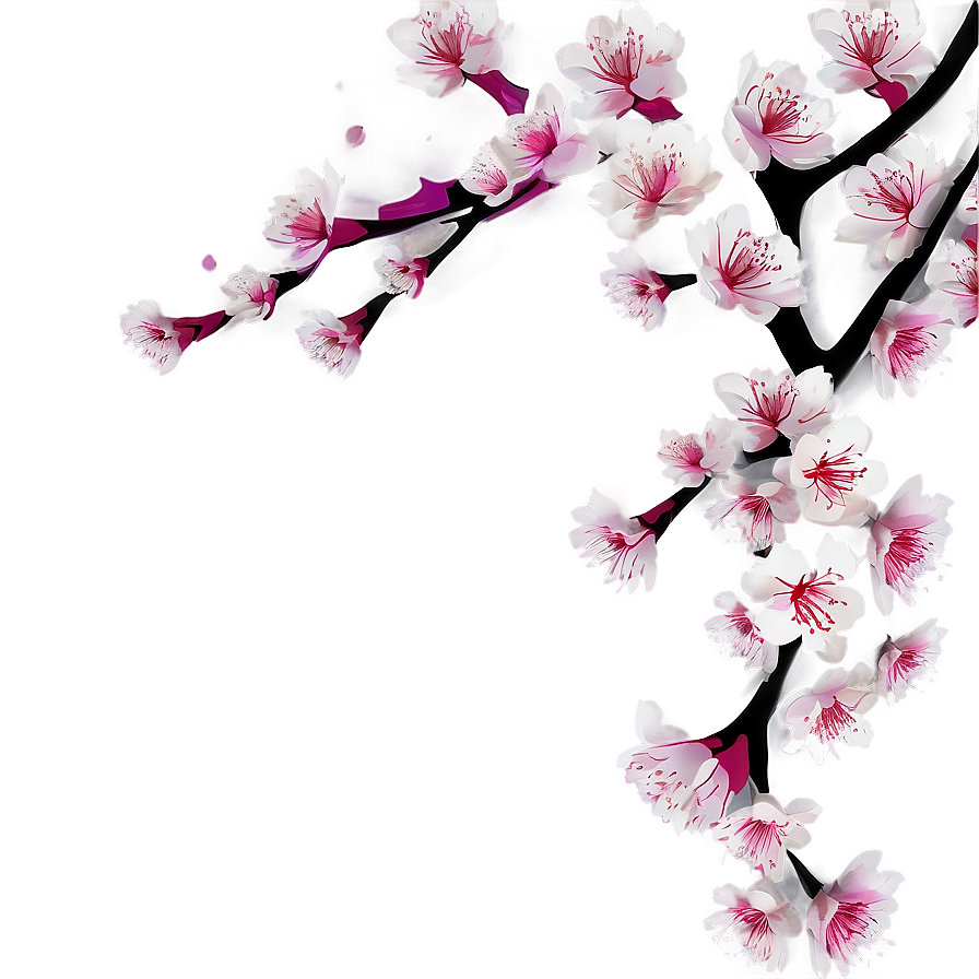 Abstract Cherry Blossom Background Png 92 PNG