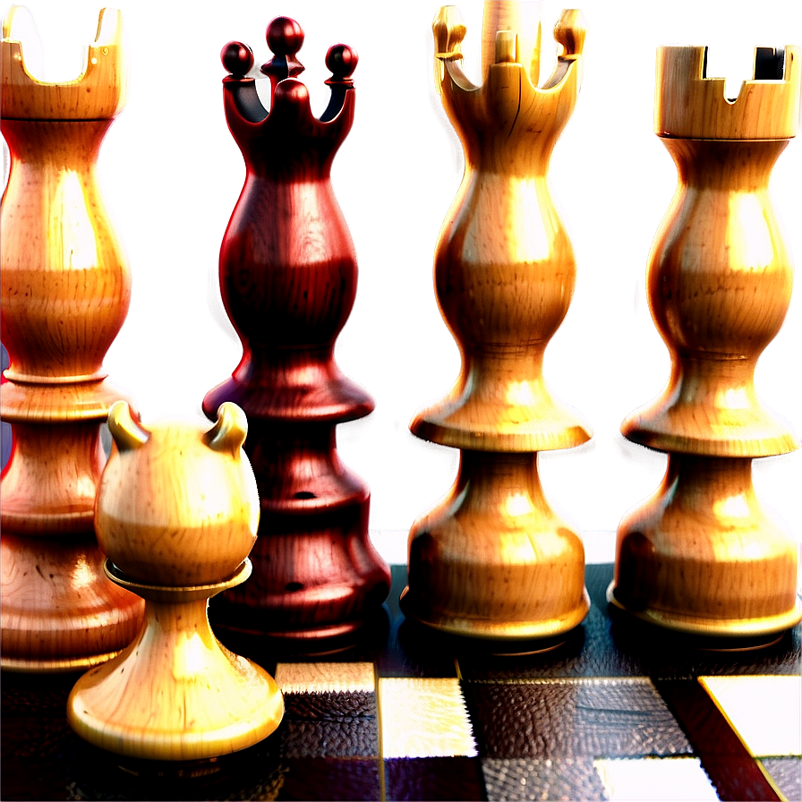 Abstract Chess Pieces Concept Png Chv71 PNG