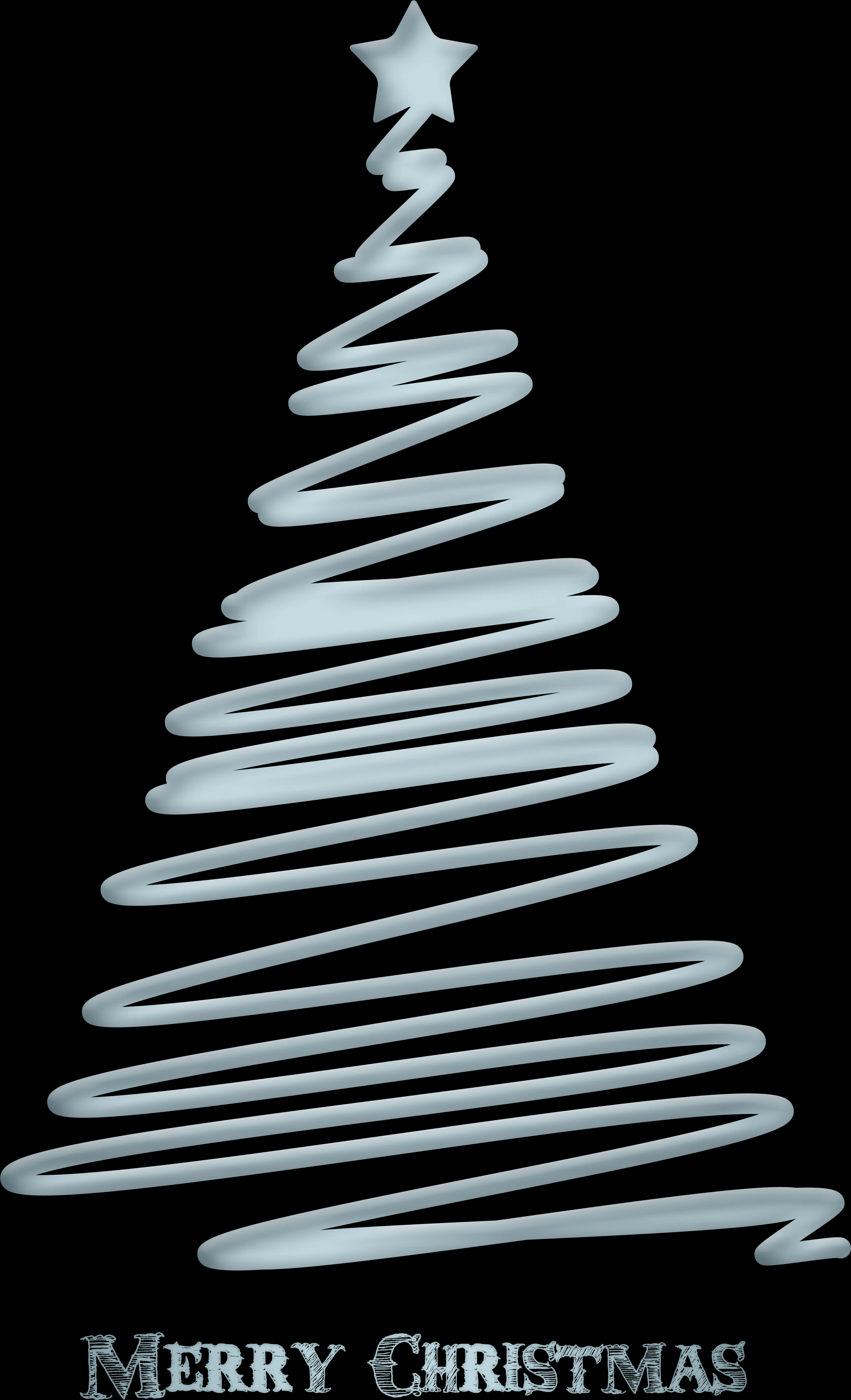 Abstract Christmas Tree Design PNG