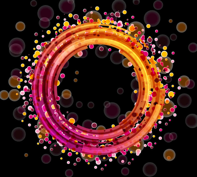 Abstract Circle Vector Art PNG