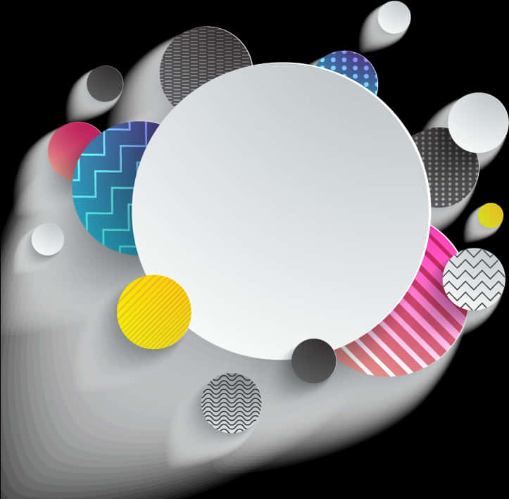 Abstract Circle Vector Design PNG