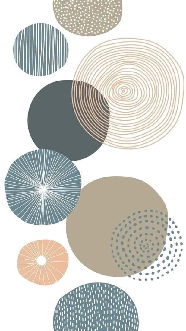 Abstract Circles Pattern Artwork Wallpaper