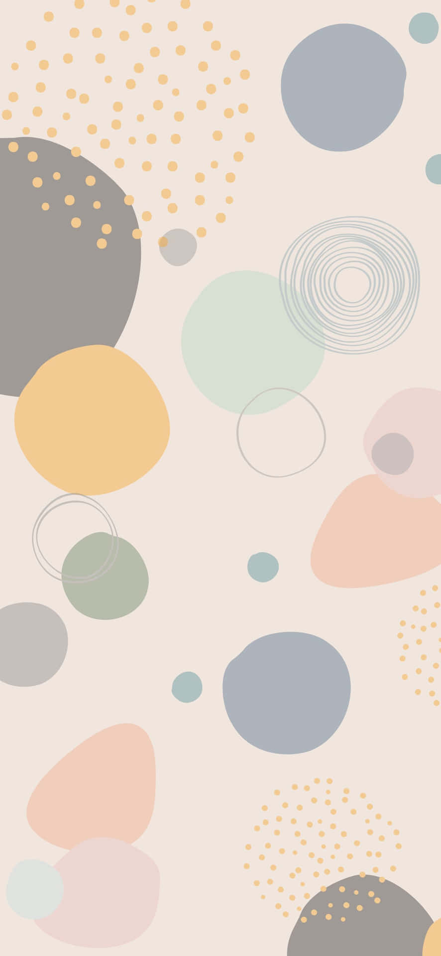 Abstract Circles Pattern Background Wallpaper