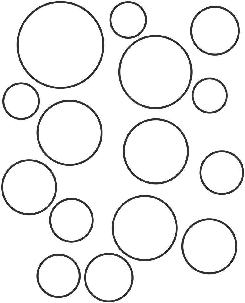 Abstract Circles Pattern PNG