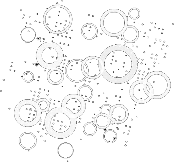 Abstract Circles Pattern PNG