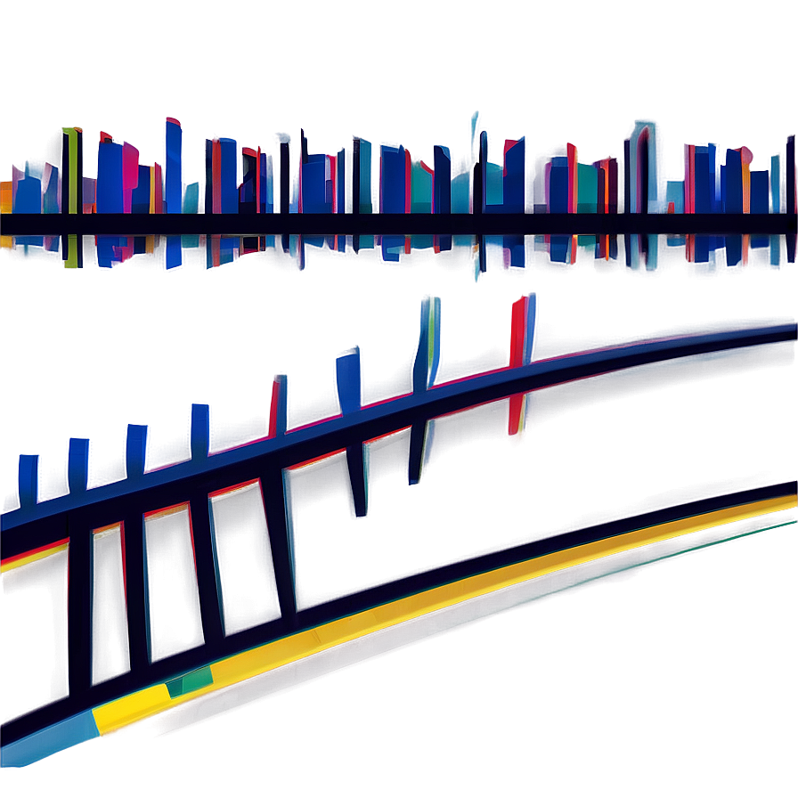 Abstract Cityscape Reflection PNG