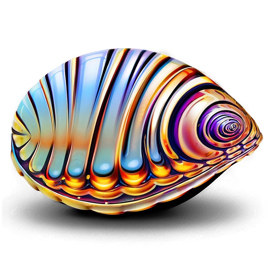 Abstract Clam Design Png 05242024 PNG