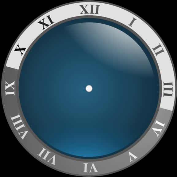Abstract Clock Face Design PNG