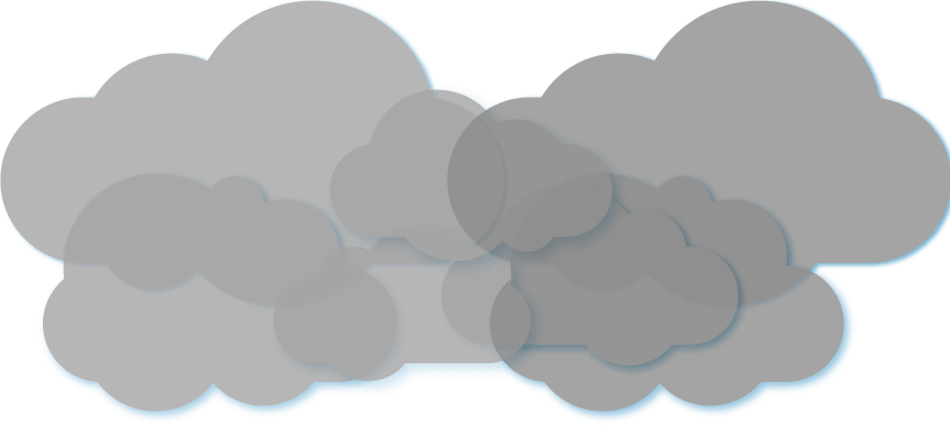 Abstract Cloud Formation Illustration PNG