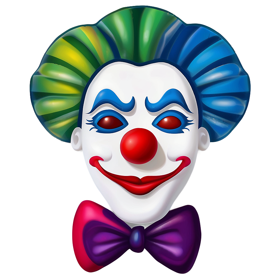 Abstract Clown Emoji Png 05252024 PNG